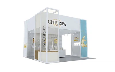 Stand allestito a Hong Kong